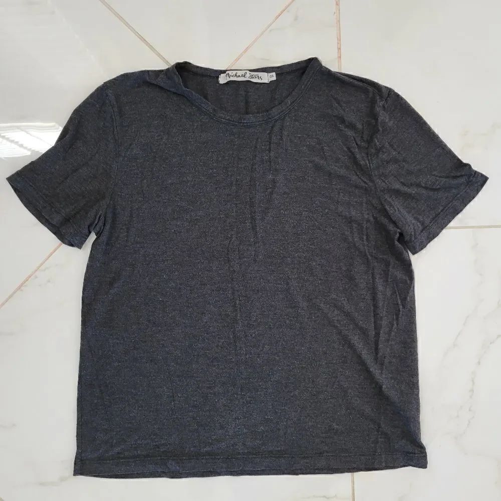 Michael Stars Womens Grey Box T-shirt OS